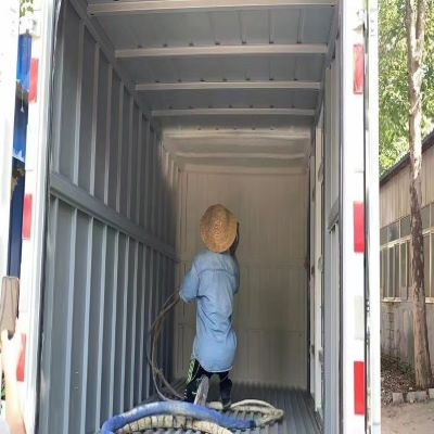 集裝箱保溫聚氨酯發泡機工藝